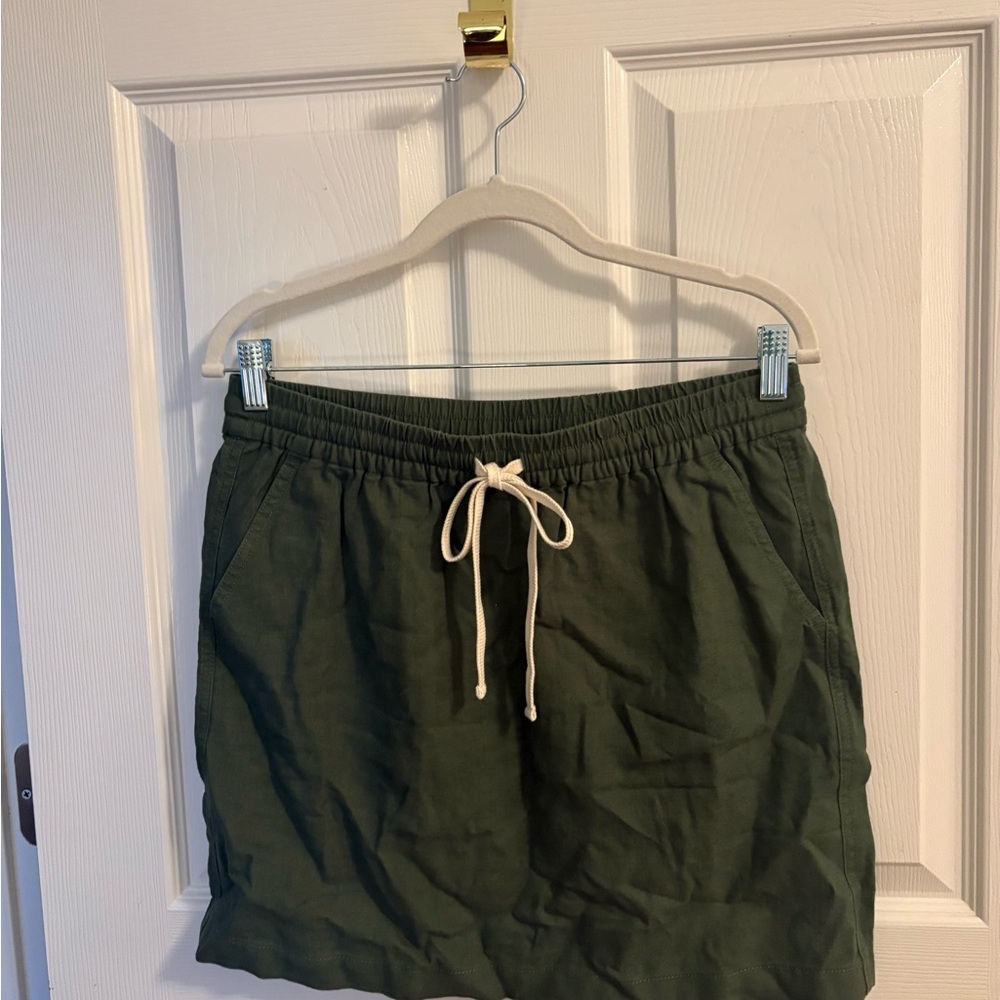 J. Crew Green Skirt